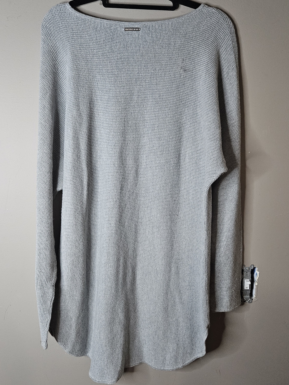 Michael Kors Light Gray Crewneck Knit Sweater - Picture 4 of 5